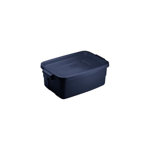 United Solutions Storage Tote, 3 gal, 15-11/16 in L x 10-5/8 in W x 7 in H, Dark Indigo Metallic, 6 PK RMRT030003 - main